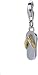 Flip Flop Feet Sterling Silver Diamond Charm By Hot Diamonds