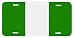Nigeria Nigerian Flag Vanity Auto License Plate