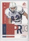 2003 SP Game Used Edition #123 - Kevin Curtis RC (Rookie Card)/600