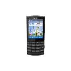 Nokia X3-02i Handy (6,1 cm (2,4 Zoll) Display, 5 Megapixel Kamera, Touch and Type) dunkelgrau