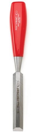 Footprint 85 Series 120280 3/4-Inch Red Acetate Handle Wood Chisels