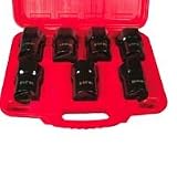 7 Piece 1/2in. Drive Wheel Bearing Locknut Socket Set