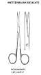 Diss. Scissors, Del. Metzenbaum W/ T.C. - Tungsten Carbide, Curved, Bl/Bl, 5 1/2', 14 cm