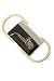 Black and Gold Sax Saxophone Squeeze Keychain