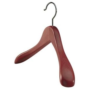Euro Cherry Wood Coat and Shirt Hanger