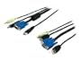 StarTech.com 6 feet Black 3-in-1 USB KVM Extension Cable (4N1USEXT6BK)