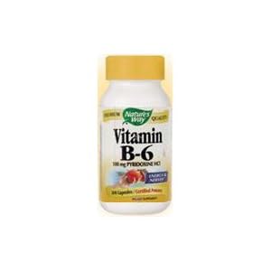 Nature\’s Way – Vitamin B6, 100mg, 100 capsules