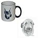 Irish Wolfhound Country Mug, Porcelain by Rosalinde (12 oz.)