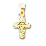 10k Cross Pendant