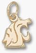 Washington State Wsu Cougar Head 3/8" Charm/Pendant