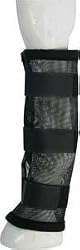 Abetta Mesh Fly Leg-Wrap Boots - Black - 14" X 16"