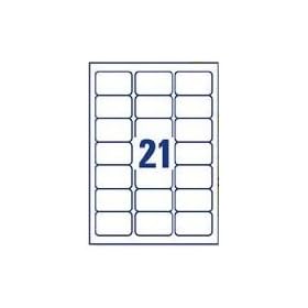 25 A4 Address Label Sheets 21 per Sheet