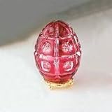 Faberge Cased Red Lens Egg/1900-R