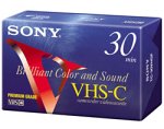 Sony VHS-C Camcorder Cassettes 30 Minute (5-Pack)
