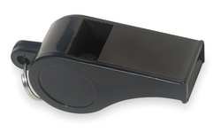Industrial Grade 1ZBY5 Whistle, ABS Plastic, Black