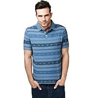 North Coast Pure Cotton Aztec Striped Polo Shirt