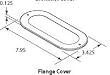 Truck-Lite Mounting Covers For 60 Series Products Flange cover, stainless steel 60719