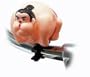 Pyramid Bicycle Squeeze Horn - Sumo Wrestler