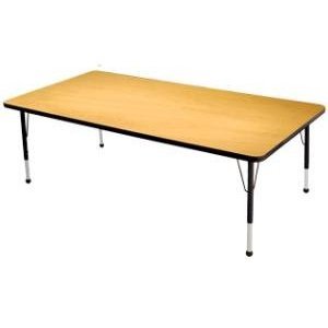 36x72 Rectangular Adjustable Activity Table (15