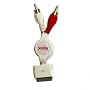 Scoobee iPod RCA stereo retractable cable - white