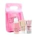 Lancaster Wrinkle Lab Travel Set: Cleanser + Scrub + Day Cream + Bag--3pcs+1bag