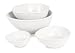 Interdesign Nigella Lawson Living Kitchen Bowls White Mixing Bowl, Set of 4