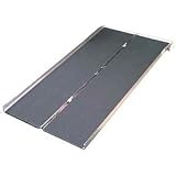 3' Single Folding 600 lb Capacity Mobility Wheelchair Ramp