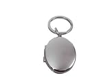 Oval Locket Key Chain