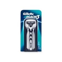 Gillette MACH 3 Razor 1 Razor, 2 Refill Cartridges Hair Removal Products