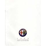 1992 ALFA ROMEO SPIDER 164 Sales Brochure Literature by AlfaRomeo