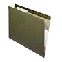 Pendaflex 4153-1/3 Reinforced Hanging File Folders, 1/3 Tab, Legal, Standard Green, 25/box