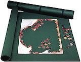 puzzle mat 24x36 inch green felt