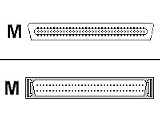 HP - SCSI external cable - 68 pin VHDCI (M) - HD-68 (M) - 8 ft - thumbscrews