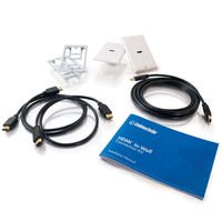 Cables To Go Single Device HDMI In-Wall Connection Kit, 9-piece 45034