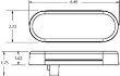 Truck-Lite Red, LED S/T/T w/Clear Lens 6051 Truck-Lite Red, LED S/T/T w/Clear Lens 6051