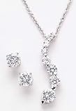 Jewelry : Signature Cubic Zirconia Squiggle Journey STERLING SILVER