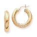 Jewelry : 14k Polished 5mm Twisted Hoop Earrings