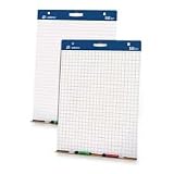 Easel Pads,w/Carry Handle,1 Lined,50 SH/PD,2 PD/CT,White