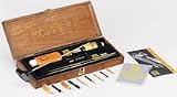 HOPPE'S DELUXE KIT WITH WOOD CASE by HOPPES
