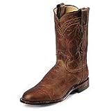 Justin Ladies 10 'Vintage Goat' Roper Boots -Tan Distressed by Justin Boots