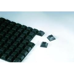 3M Bumpon Blister Pack SJ5018 Black, 0.50 in x 0.230 Inches