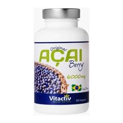 Acai 6000 - Die nat�rliche Di�tunterst�tzung aus USA - Bekannt aus Pro7 GALILEO (120 Kapseln)