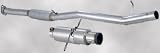 JIC (AP1D-1 ST res) Spartan DE Type 1 ST Exhaust Systems - 60mm Pipe, 90mm Tip w/ resonator