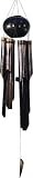 WINDCHIME - BAMBOO CARVINGS DARK BROWN 26in