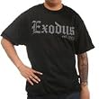 EXODUS - SDBF Logo - Black T-shirt