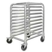 Winco 10-Tier Aluminum Sheet Pan Rack with Brake