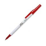 Ballpoint Pen, Fine Point, White Barrel/Blue Ink (ITA50606)