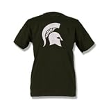 Michigan State Spartans Adidas Youth Short Sleeve T-shirts - Distressed Logo