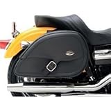 05-09 SUZUKI VL800B: SADDLEMEN TEARDROP DRIFTER SADDLEBAGS WITH LED MARKER LIGHT by Saddlemen
