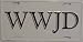 WWJD License Plates Plate Tag Tags auto vehicle car front